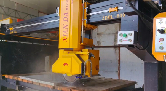 Máquina de corte de pontes automática integrada para corte preciso