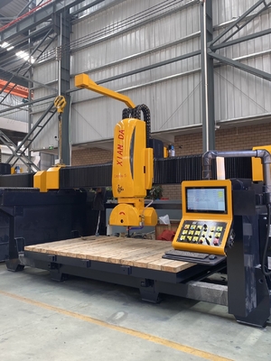Máquina de corte de ponte de sistema de ligação de 5 eixos CNC com função de memória para desligar