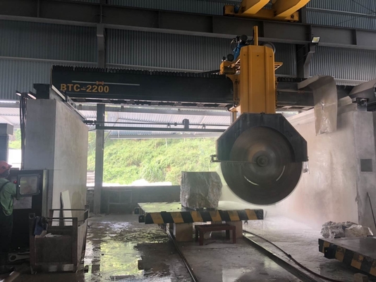 Máquina de corte de blocos para granito e mármore