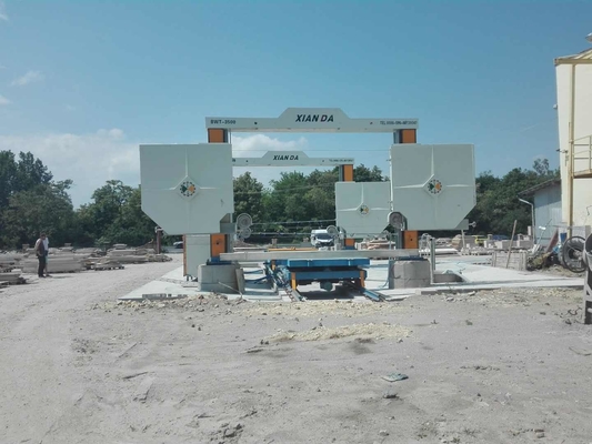 Máquina de serragem de arame de diamante CNC para perfis e revestimento de blocos
