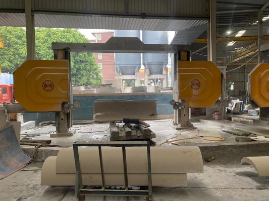 Máquina automática de corte de serras de arame CNC para mármore e granito