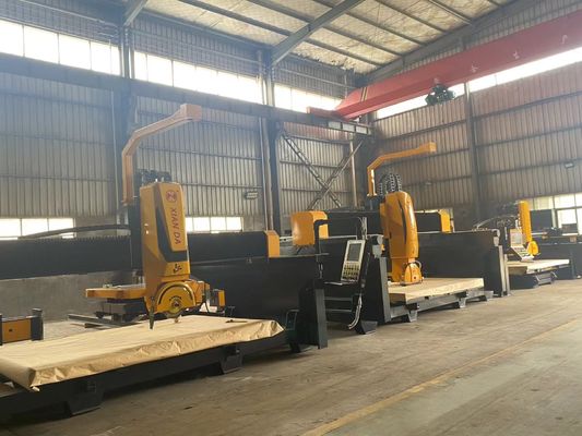 Máquina de corte de pontes CNC de 5 eixos com multifunção para formas 3D