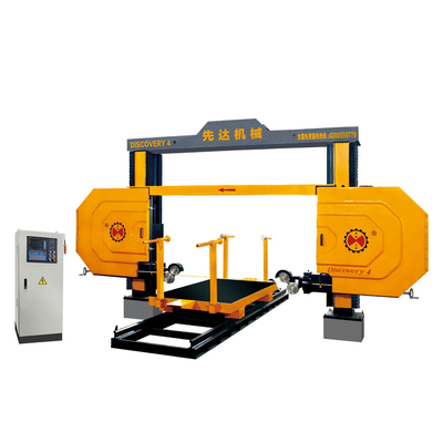 4 eixos CNC Máquina de serragem de fio de diamante com 16,7m comprimento de fio