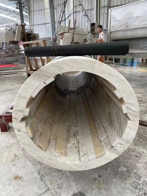 4 eixos CNC Máquina de serragem de fio de diamante com 16,7m comprimento de fio