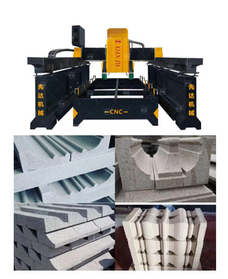 Máquina de corte e fresagem linear de 3 eixos CNC