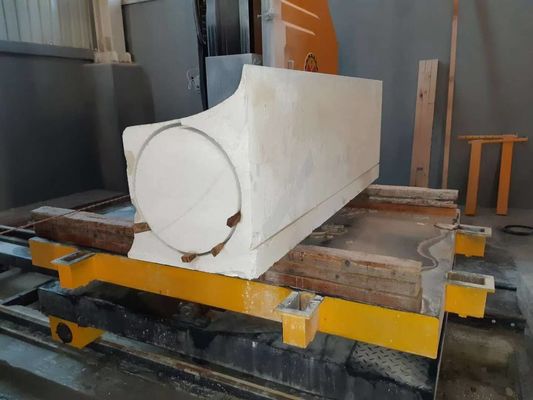 Máquina de corte de pedra de fio de diamante de alto processamento com fio de corte de 16,7 m