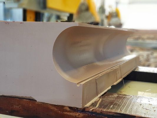 DISCOVERY 4 Máquina de Pedra Ferragem de Diamante com Roda de Trolley de 1600 mm