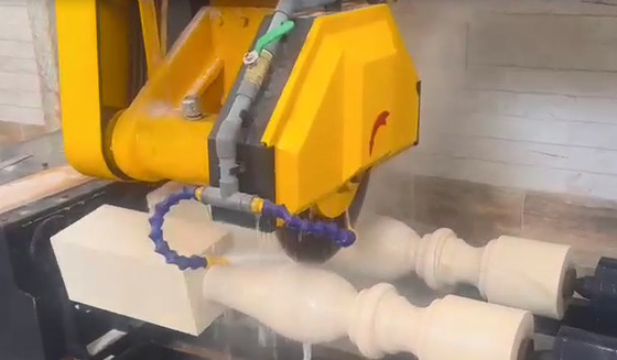 CNC / PLC duas máquinas de corte Baluster para Kingpost, bloqueio de estrada