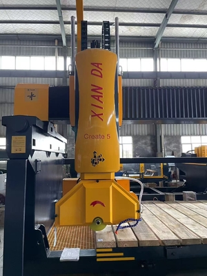 Máquina de corte de serra de ponte Xianda 5 eixos para perfis