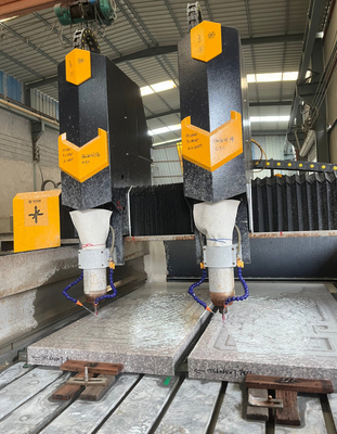 Máquina CNC de escultura de pedra de 3 eixos de alta capacidade para processamento de mármore e granito