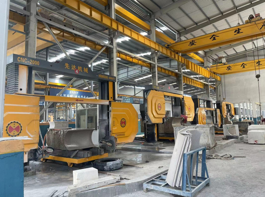 Máquina de serragem de fio de diamante CNC de alta velocidade CNC-2000/2500/3000 para formas especiais, lâminas de coluna