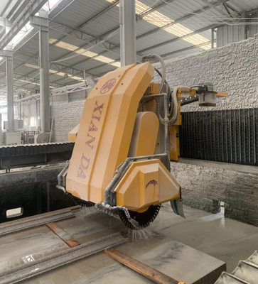 Máquina de corte de perfis de pedra de fácil manutenção para corte linear e moagem