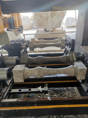 Máquinas de perfis de pedra de alta força de corte CNC/PLC para balustres