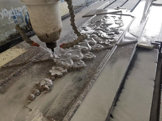 Máquina de escultura de pedra CNC Sistema de controlo elétrico e tecnologia CNC para precisão de repetibilidade de 0,02 mm