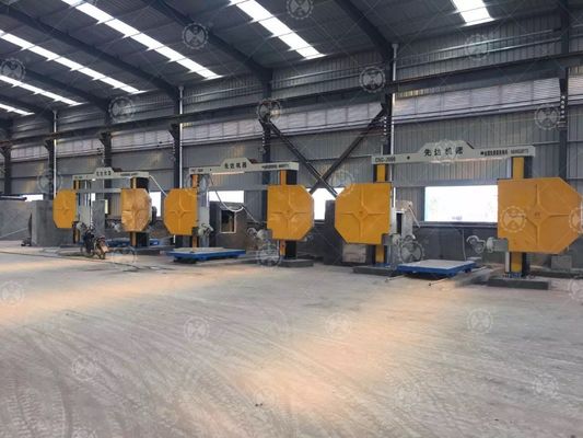 Máquina de corte de pedras de perfis de serra de fio de diamante único CNC