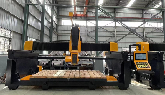 5 eixo CNC ponte serrou máquina para mesa de cozinha de mármore com Itália Esa sistema de programa automático software de corte de pedra