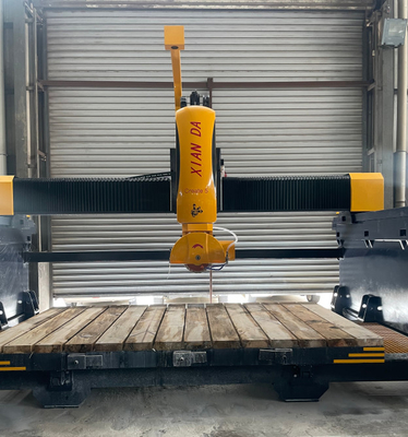 5 + 1 eixo CNC pedra ponte serrou máquina com corte de fresagem para cortar bancadas de mármore granito quartzo escadas