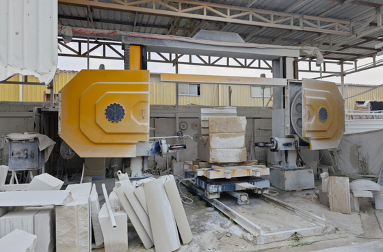 Máquina CNC de pedra de fio de diamante único para formas especiais
