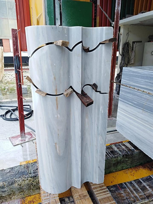 Máquina CNC de pedra de fio de diamante único para formas especiais