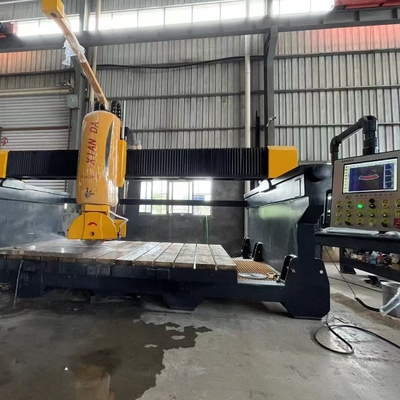 Sistema de segurança Máquina de corte de ponte CNC de 5 eixos de 8000 kg para fabricação superior