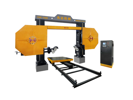 Máquina de corte de fio de diamante compacta CNC com eixo rotativo de 360° para corte de material preciso