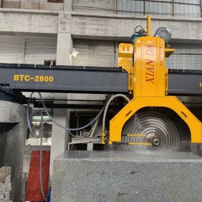 Máquina de corte de pedra de potência principal de 55 kW para desempenho de corte preciso