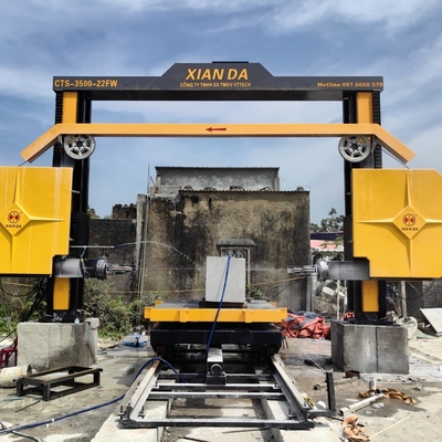 360° Grau de rotação Máquina de serragem de fio de diamante CNC Eficiência de produção