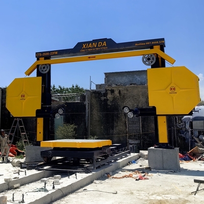 Máquina de Serra de Arame Diamante de Desempenho com 360° de rotação e motor principal de 15kw