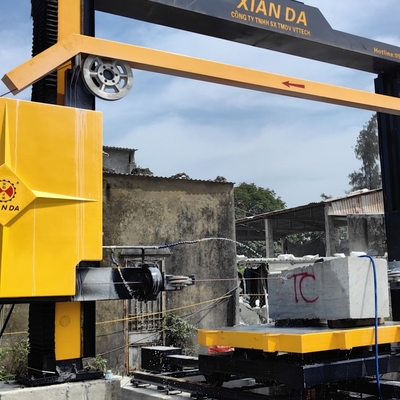 Máquina de serragem de fio de diamante de alta velocidade para processo de corte automatizado