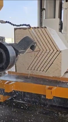 Máquina CNC de 4 eixos para serrar fios de diamante com sistema de controlo automático para mármore, granito