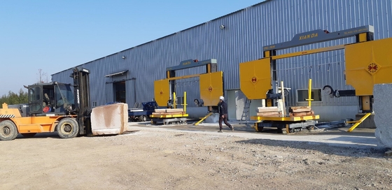 Máquina de serragem de fio de diamante CNC de alta precisão para corte e recorte de mármore e granito