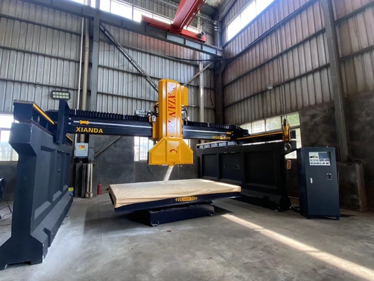 Máquina de Corte de Bloco Médio de Quatro Colunas de Alta Velocidade para Bloco Médio