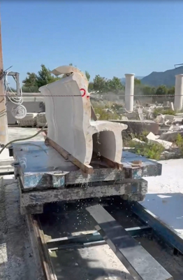 Máquina automática de corte de pedra para pedreiras e fábricas