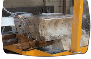 Máquina de corte de pedra de precisão para formas especiais e desenhos curvos de 4 eixos CNC