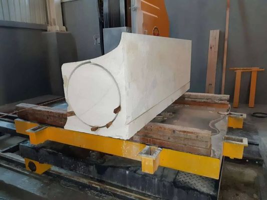 Máquina de Corte de Pedra com Fio Diamantado CNC para Desbaste de Blocos
