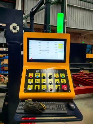Máquina de corte de pontes CNC profissional de 5 eixos com mesa de trabalho de 3400x2000mm e rotação da cabeça de 0°-360° para corte de pedra de precisão