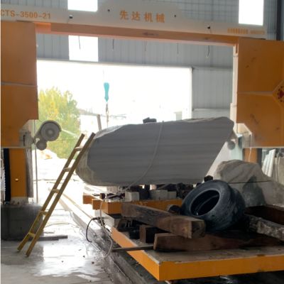 CTS-3500 Series CNC Diamond Wire-Saw Dressing Machine with 360° Rotary Table 220V/380V and 4m3/H Water Consumption