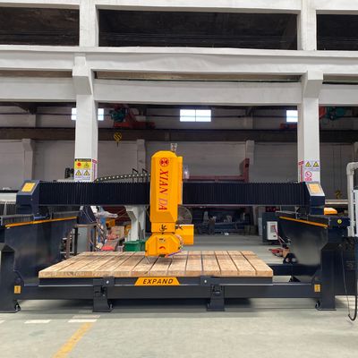 4-Axis Bridge Cutting Machine with 85° Table Tilting 360° Head Rotation and Bus Absolute Servo for High-Precision CNC Cutting