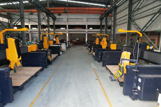 Máquina automática de corte de pontes de 5 eixos com sistema DDX