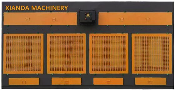 Coletor de pó industrial com pressão negativa e sistema de limpeza automática por pulso