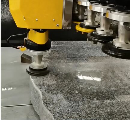 Máquina de Polimento Inteligente Integrada com Alta Precisão e Alimentação Automática para Polimento de Pedra