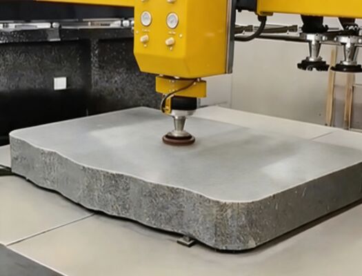 Máquina de Polimento Inteligente Integrada com Alta Precisão e Alimentação Automática para Polimento de Pedra