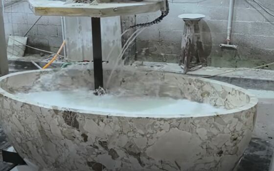 5+1 Axis Cnc Machining Center para Granite Marble 3d Formas