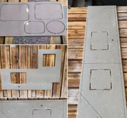 Máquina de Corte de Ponte de 4 + 1 Eixos para Tarefas Pesadas