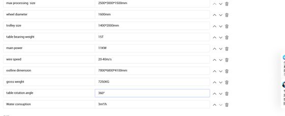 Máquina de serragem de fio mono CNC de 4 eixos 2500x3000x1500mm para processamento de corte de pedra de coluna romana