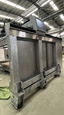 Cortadora de Pedra Ponte de 5 Eixos com Sistema Italiano DDX Lâmina de Serra de 900mm com Porta Deslizante Protetora Opcional