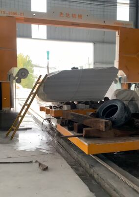 Máquina de Serra de Fio Diamantado CNC com Tamanho Máximo de Processamento de 3500*3000*1800mm e Motor Principal de 11kw para Corte de Pedra