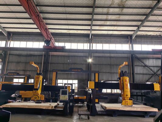 Máquina automática de corte de pontes de 5 eixos com sistema DDX para processamento de pedra e tamanho máximo 3200x2000mm