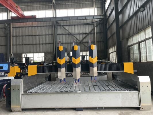 Máquina de escultura em pedra CNC com precisão de 0,02 mm 15m/min Velocidade do ar Potência elétrica para gravação de precisão