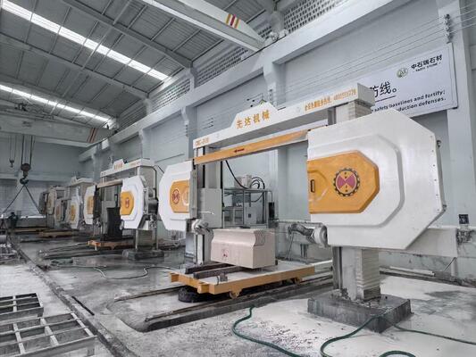 Máquina de serragem de fio de diamante de controlo CNC com alta precisão de corte e ligação de quatro eixos para corte de pedra